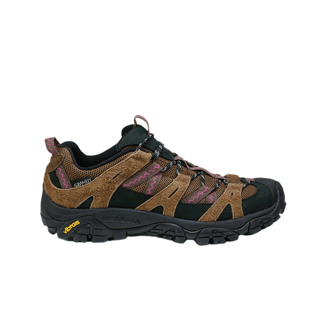 머렐 x 그라미치 모압 2 사이렌 하이킹 슈즈 다크 어스(Merrell x Gramicci Moab 2 Siren Hiking Shoes Dark Earth)