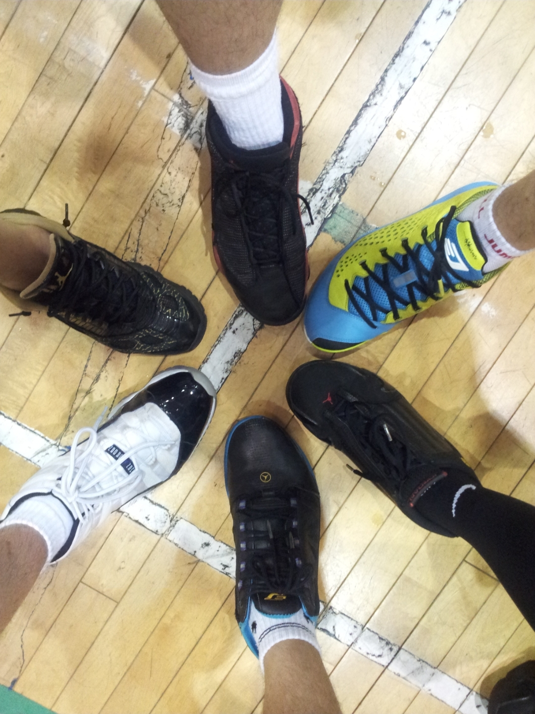 Jordan 14 Retro Last Shot 2018, Jordan 11 Retro Concord 2011 착용 스타일