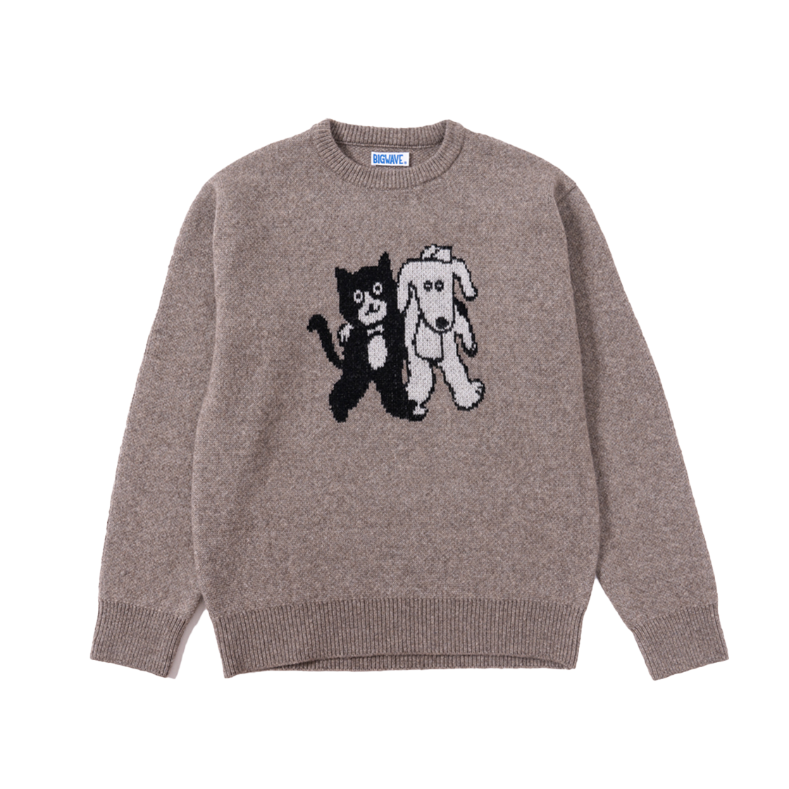 25103011 BIGWAVE COLLECTIVE Meow & Woof Knit Fine Wood