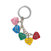 Human Made Heart Key Charm Red