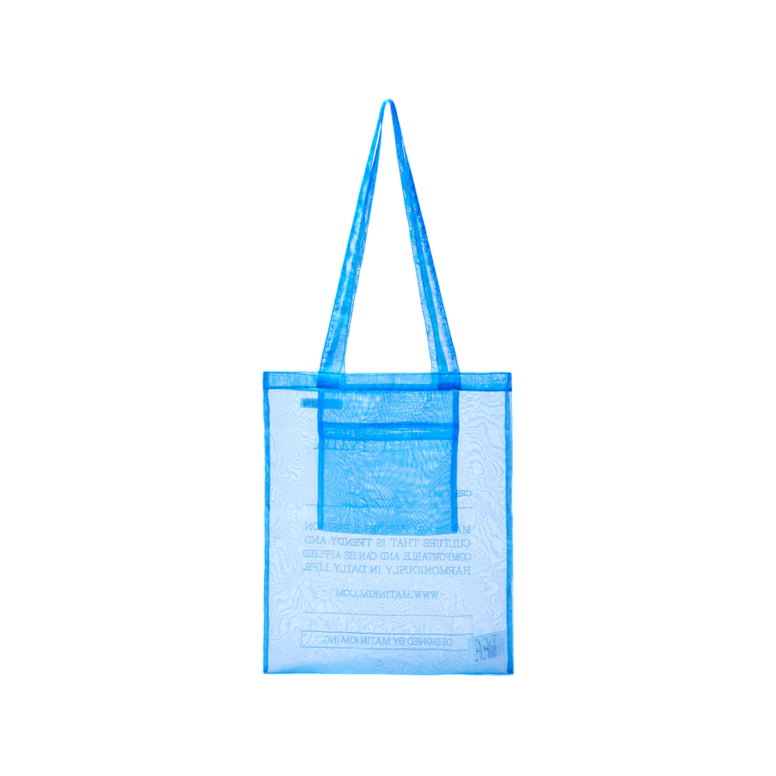 마뗑킴 오간자 에코백 블루(Matin Kim Organza Ecobag Blue) - 2