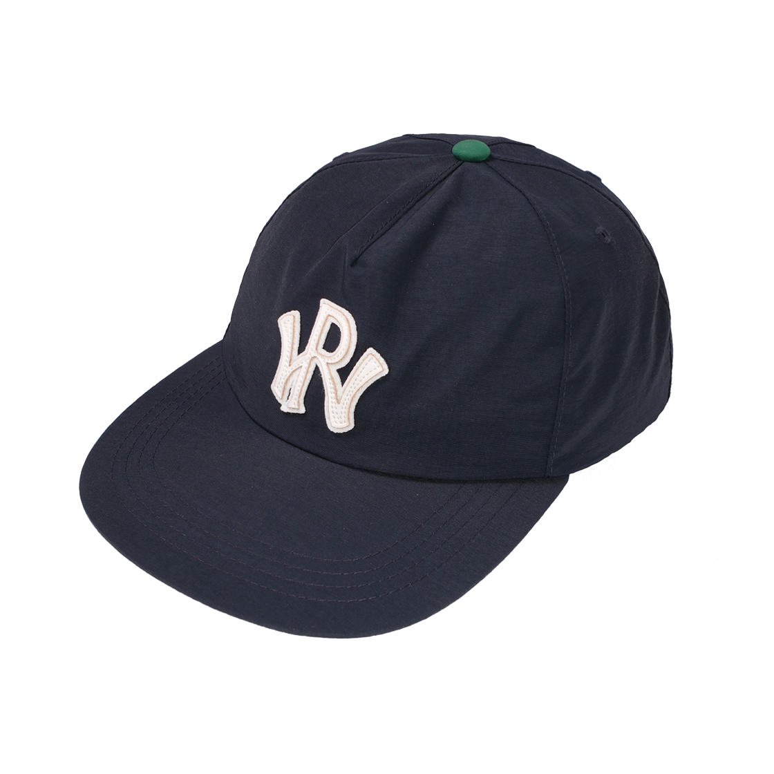[KREAM 단독] 런위더 레터 패치 캡 네이비([KREAM 단독] runwhither Leather Patch Cap Navy)