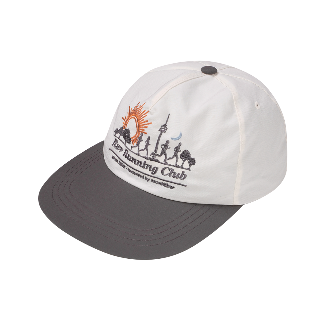 [KREAM 단독] 런위더 러닝 클럽 캡 그레이([KREAM 단독] runwhither Running Club Cap Grey)