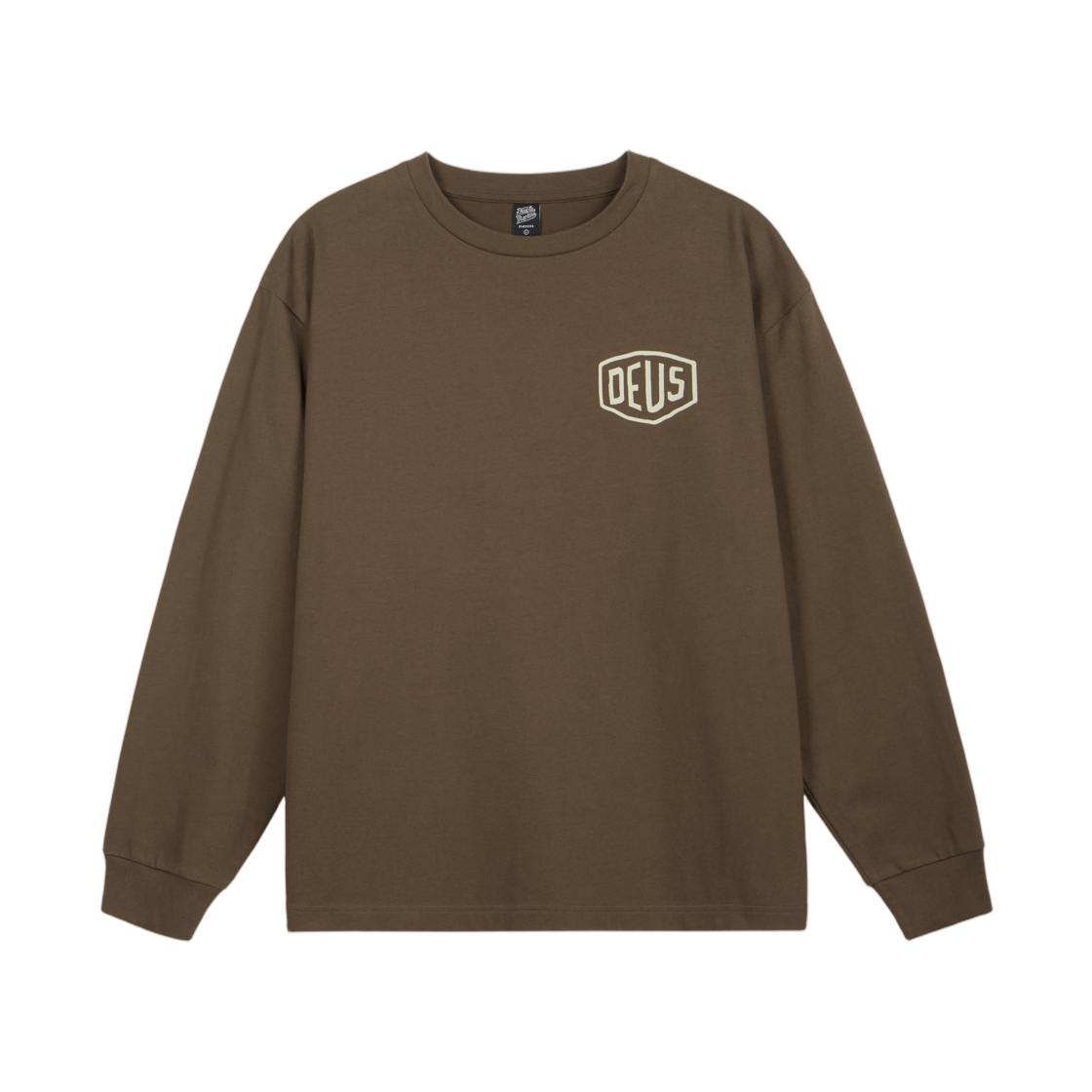 데우스 엑스 마키나 서울 컬리지 어드레스 롱슬리브 티셔츠 브라운(Deus Ex Machina Seoul College Address L/S T-Shirt Brown)