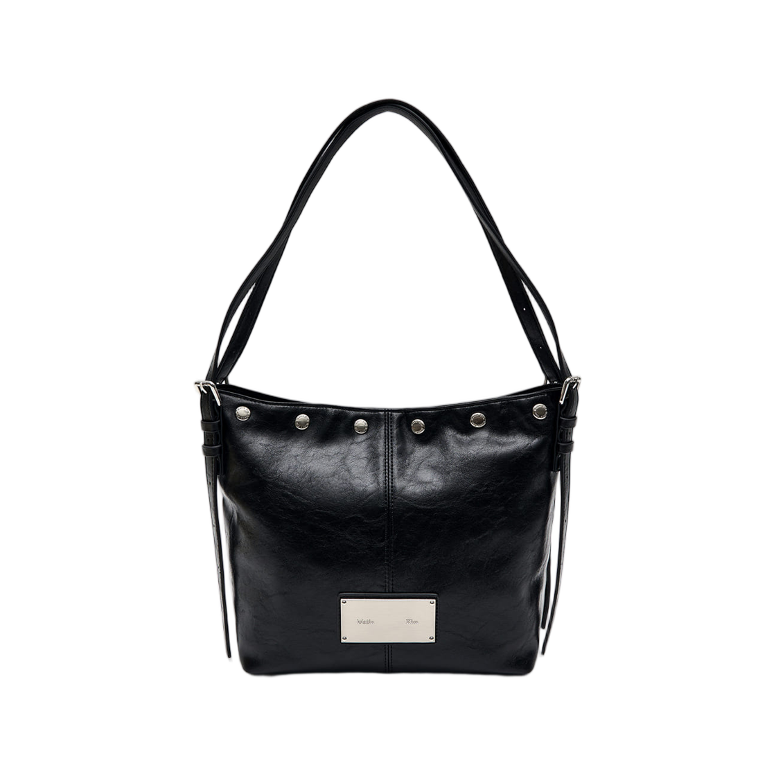 마뗑킴 마뗑 스터드 포인트 스몰 숄더백 블랙(Matin Kim Matin Stud Point Small Shoulder Bag Black) - 1