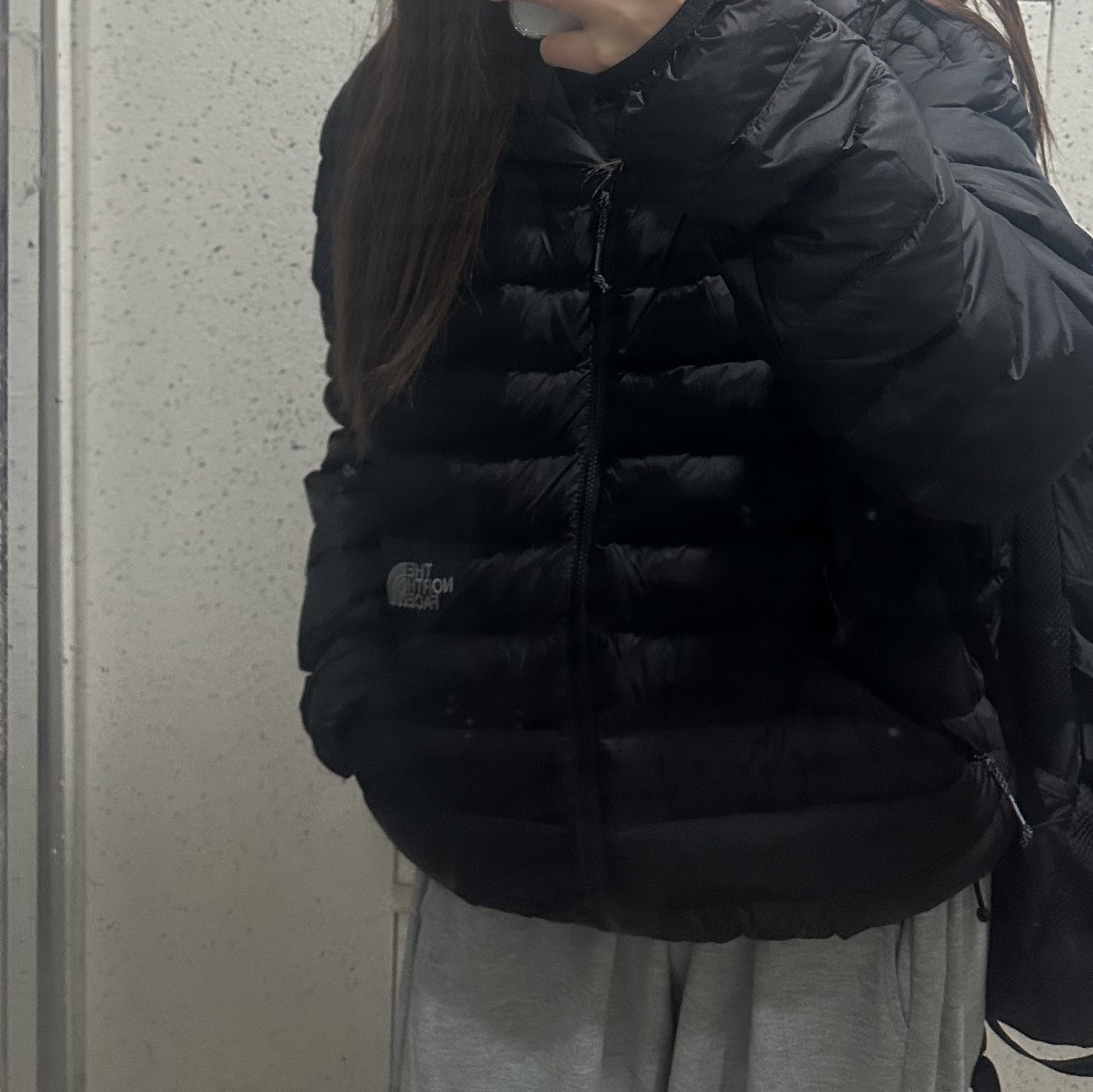 The North Face Ventus On Jacket Black 착용 스타일