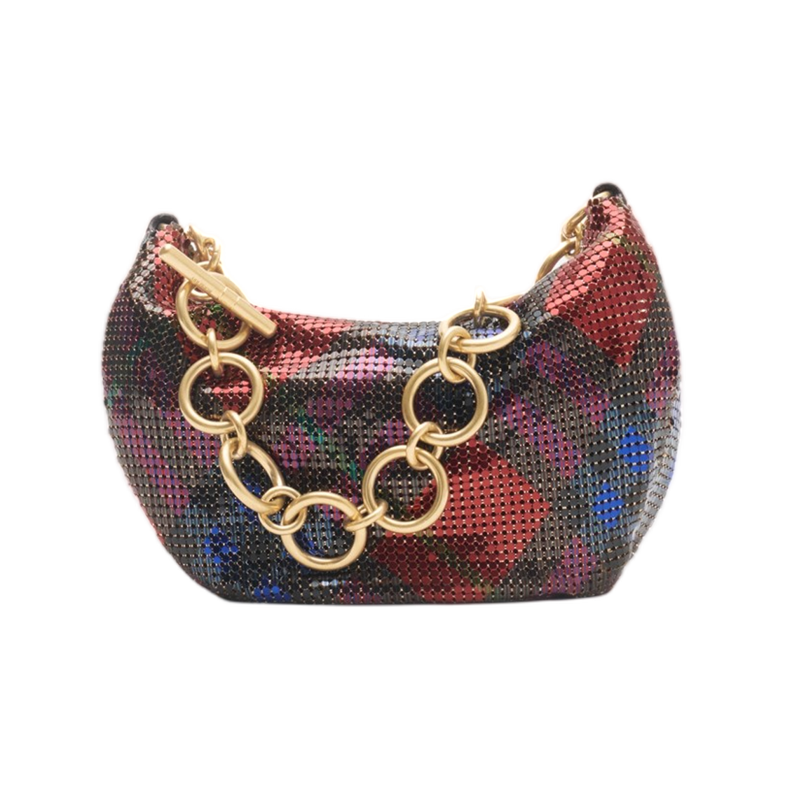 (W) 버버리 체인메일 백 사시 레드((W) Burberry Chainmail Bag Sash Red) - 1