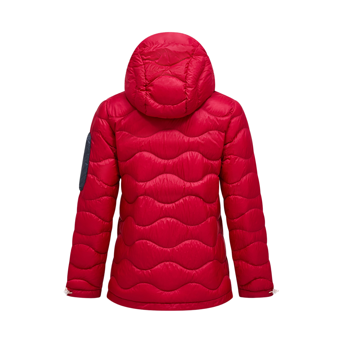 (W) 피크 퍼포먼스 힐리움 유틸리티 다운 후드 자켓 테크 버건디 테크 퍼즈((W) Peak Performance Helium Utility Down Hooded Jacket Tech Burgundy Teach Fuzz) - 2
