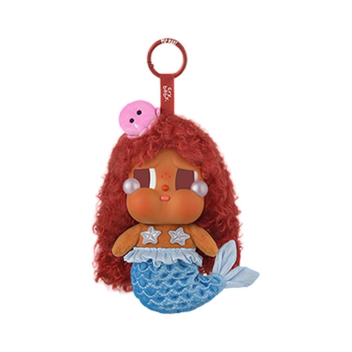 팝마트 크라이베이비 휴가 일기 시리즈 바이닐 플러시 펜던트 아기 인어의 눈물 (개봉 박스)