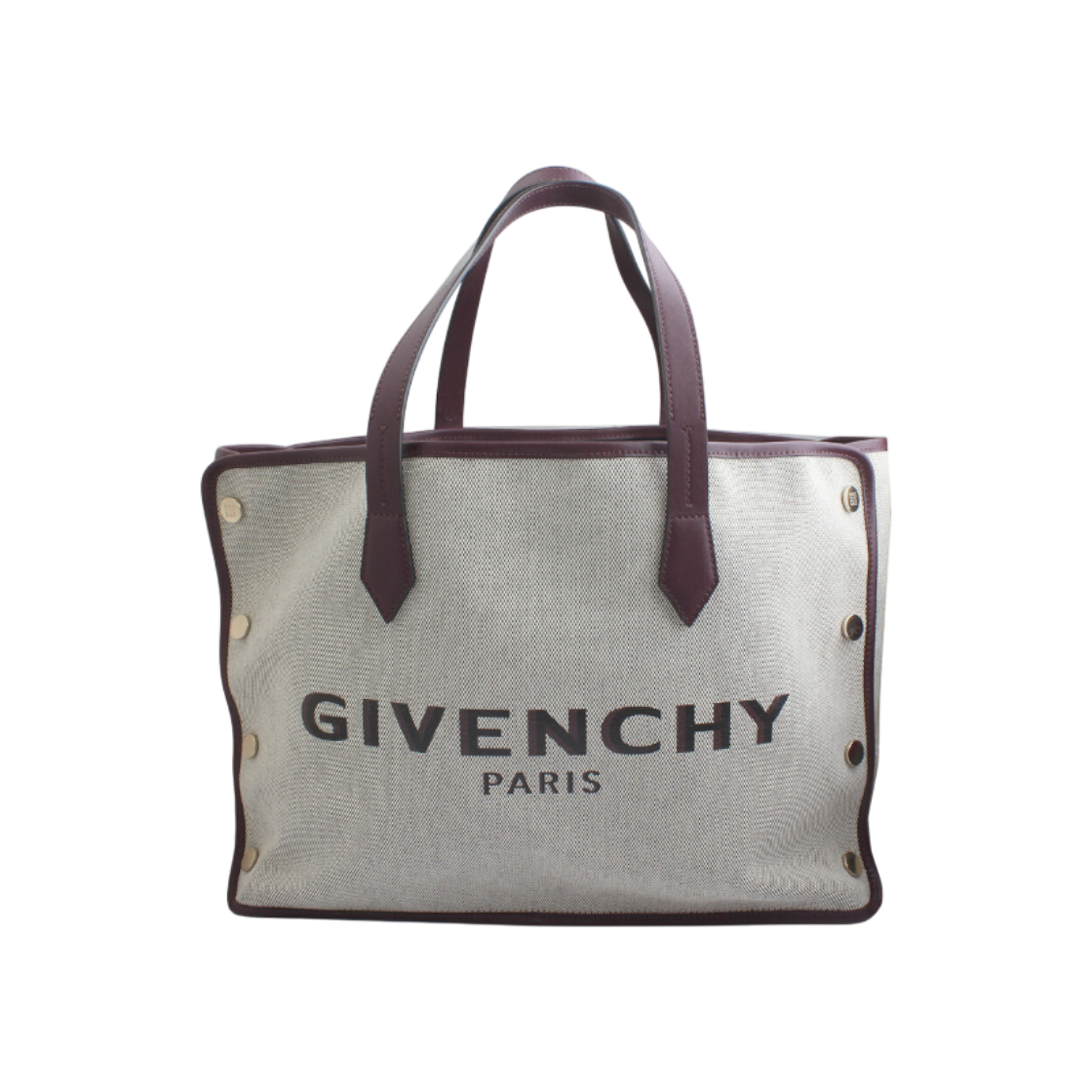 ITVRCV2ULFED Givenchy Canvas Shopper Bag with Inner Clutch