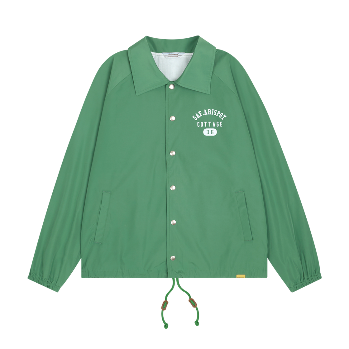 P0000BPW Safarispot Country Farmer Coach Jacket Green