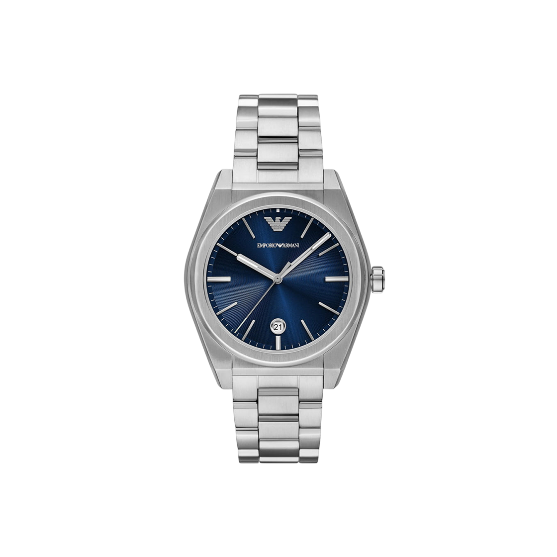 엠포리오 아르마니 페데리코 41mm 메탈 시계 블루 실버(Emporio Armani Federico 41mm Metal Watch Blue Silver) - 1