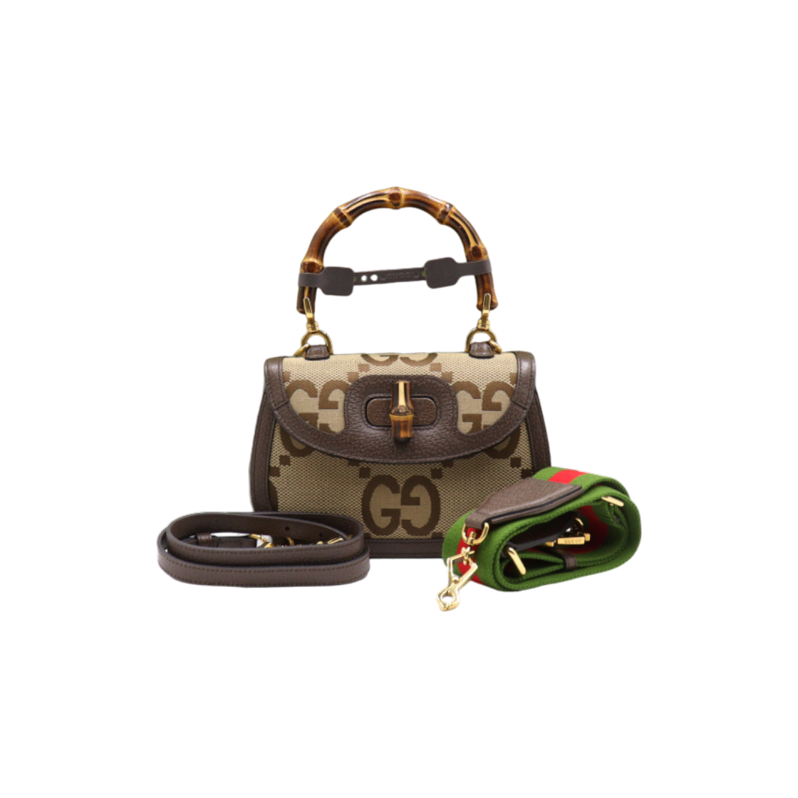 ITDTLWLPSTOI Gucci 1947 Brown Small Top Handle Tote & Shoulder Bag