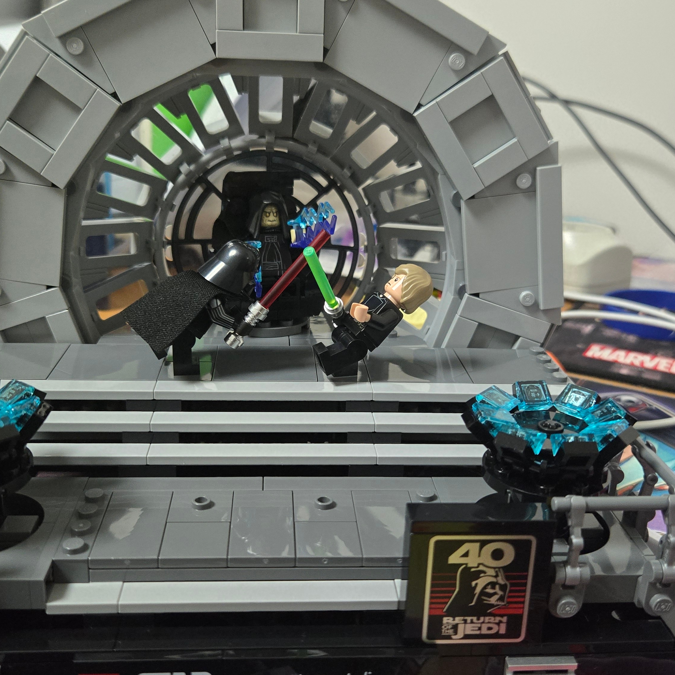 Lego Star Wars Emperor's Throne Room Diorama 착용 스타일 - 3