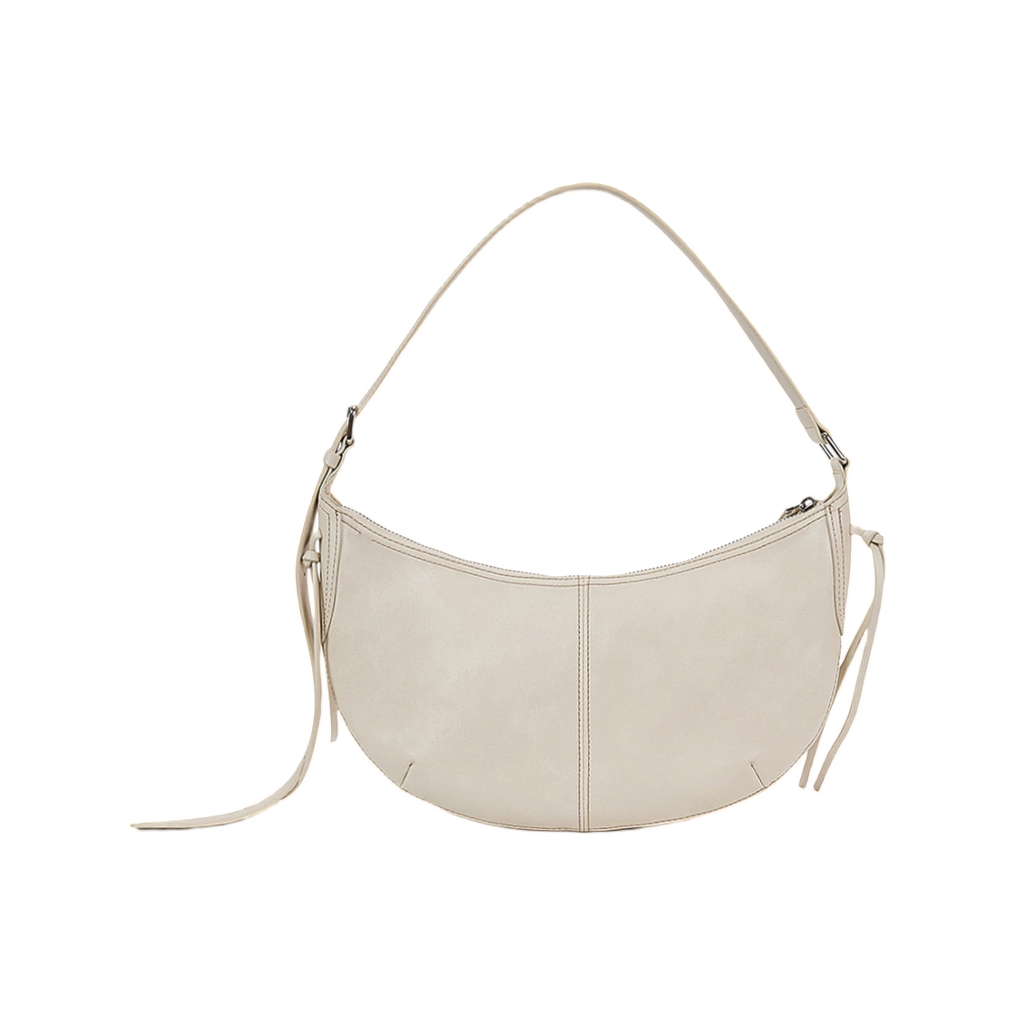 마뗑킴 문라인 아크 호보백 라이트 베이지(Matin Kim Moonline Arc Hobo Bag Light Beige) - 2
