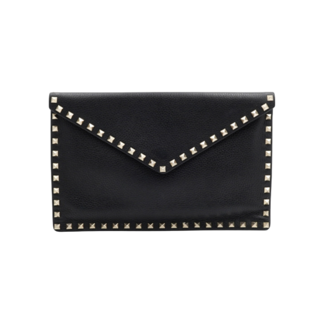 ITQSONMURJSI Valentino Rockstud Flap Clutch Bag