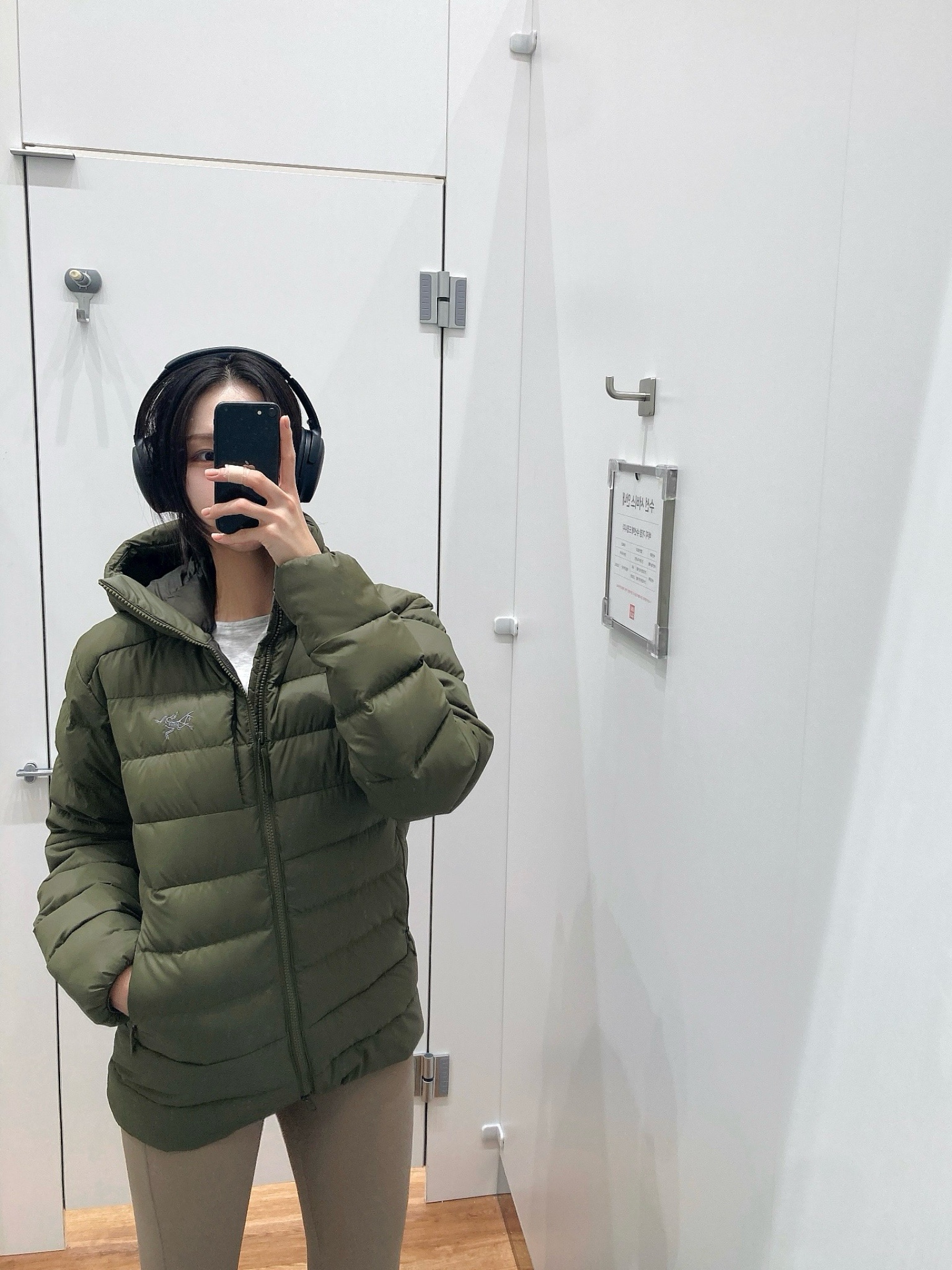Arc'teryx Thorium Hoody Tatsu, BOSE QC Triple Black (Korean Ver.) 착용 스타일