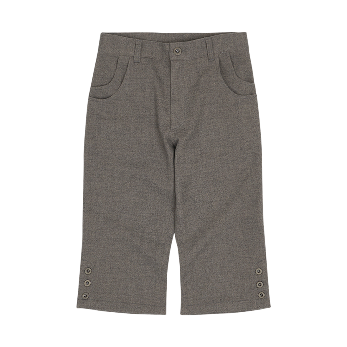 P0000BPC Safarispot Country Wool Capri Pants Brown Oat