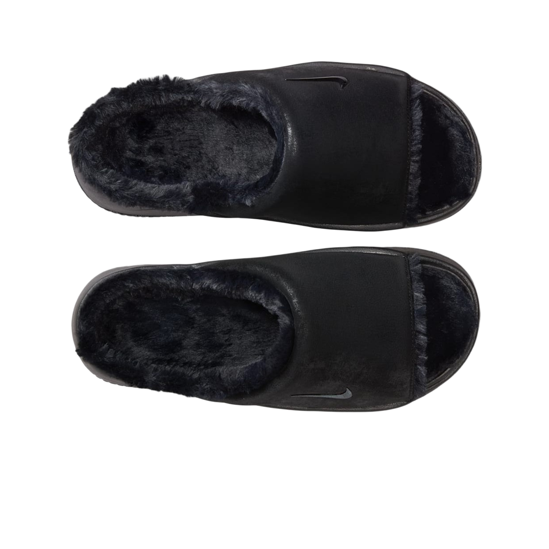 (W) 나이키 캄 엘리베이션 퍼 슬라이드 블랙((W) Nike Calm Elevation Fur Slide Black) - 2