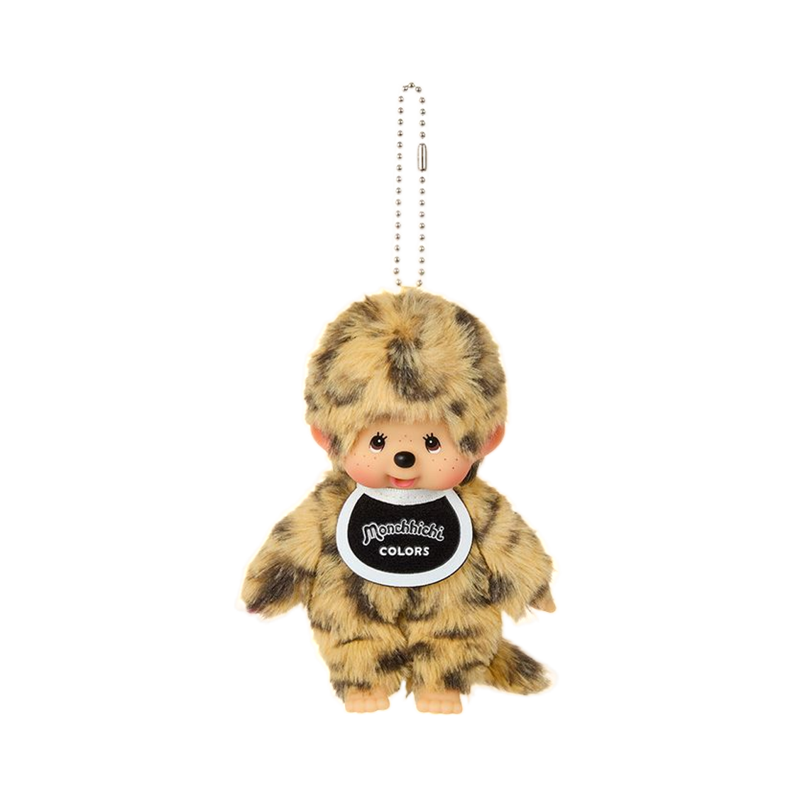 몬치치 컬러스 키 체인 레오파드 프린트(Monchhichi Colors Keychain Leopard Print)