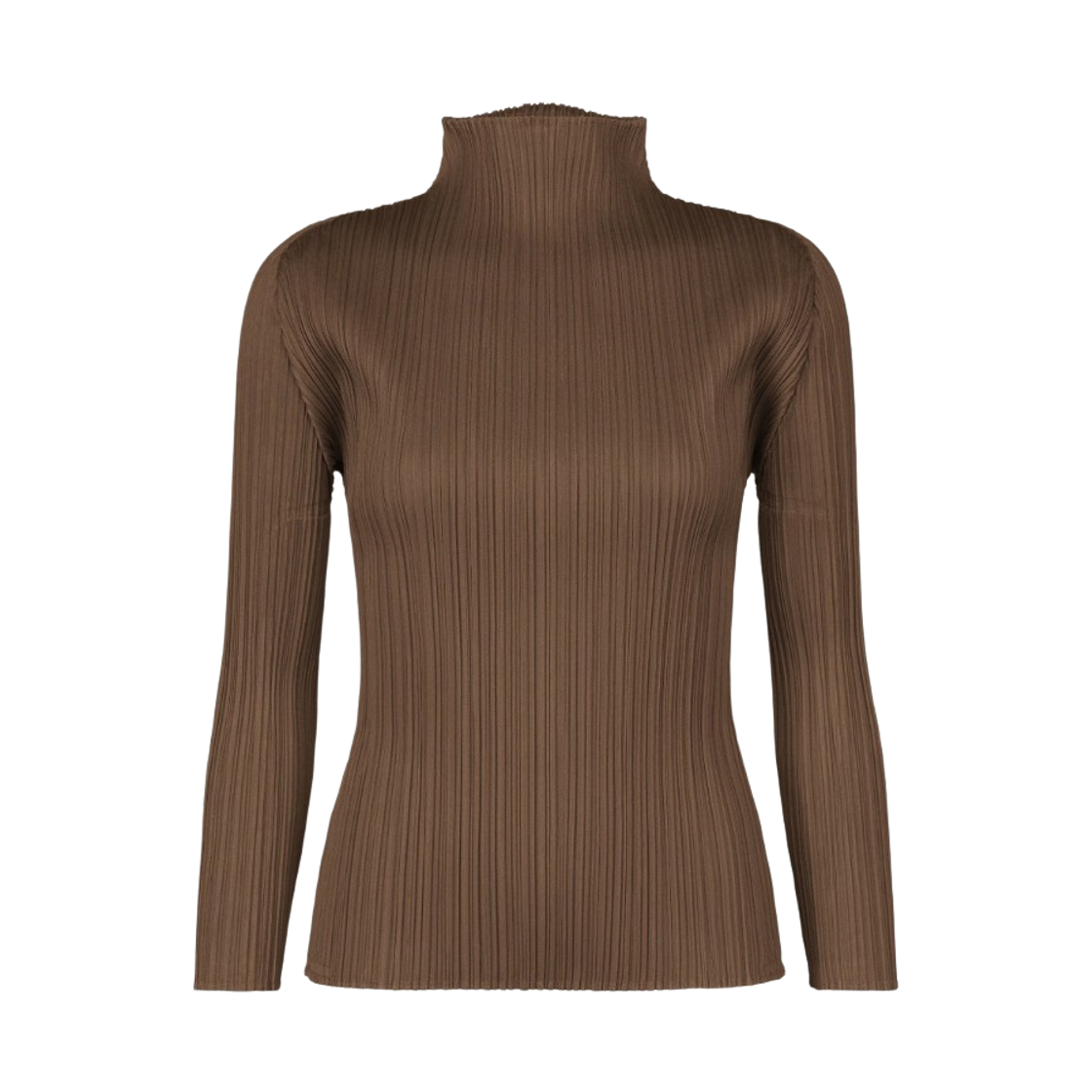 JK404-44 (W) Pleats Please Issey Miyake New Colorful Basics 4 Brown