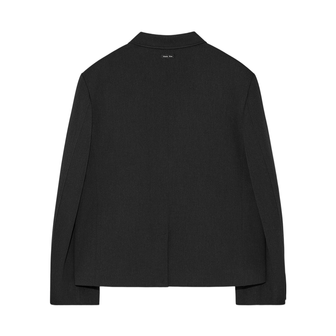 (W) 마뗑킴 스티치 포인트 싱글 자켓 차콜((W) Matin Kim Stitch Point Single Jacket Charcoal) - 2