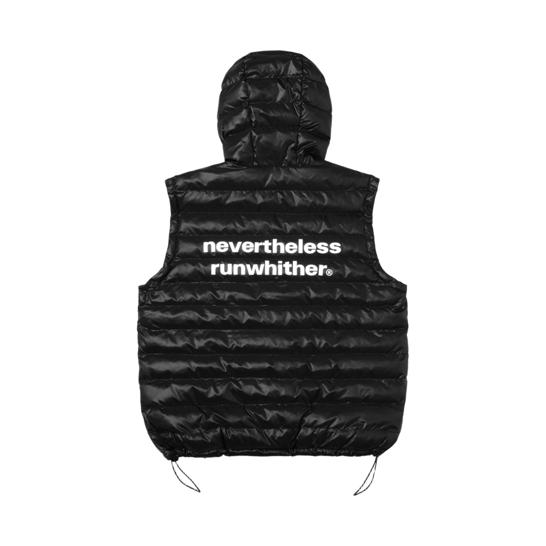 [KREAM 단독] 런위더 라이트웨이트 후드 베스트 블랙([KREAM 단독] runwhither Lightweight Hoodie Vest Black) - 2