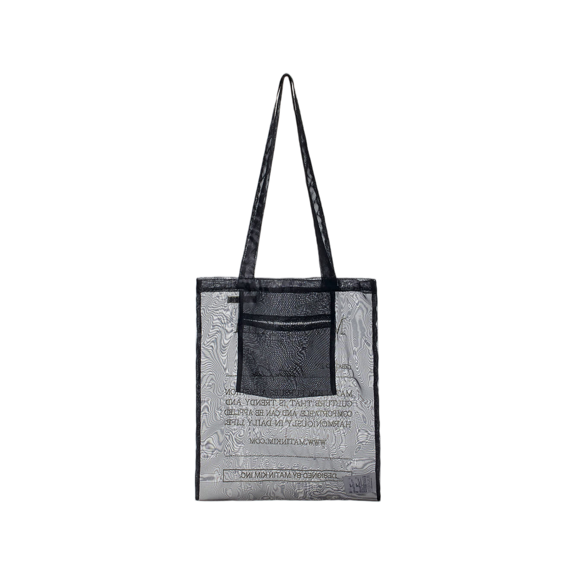 마뗑킴 오간자 에코백 블랙(Matin Kim Organza Ecobag Black) - 2