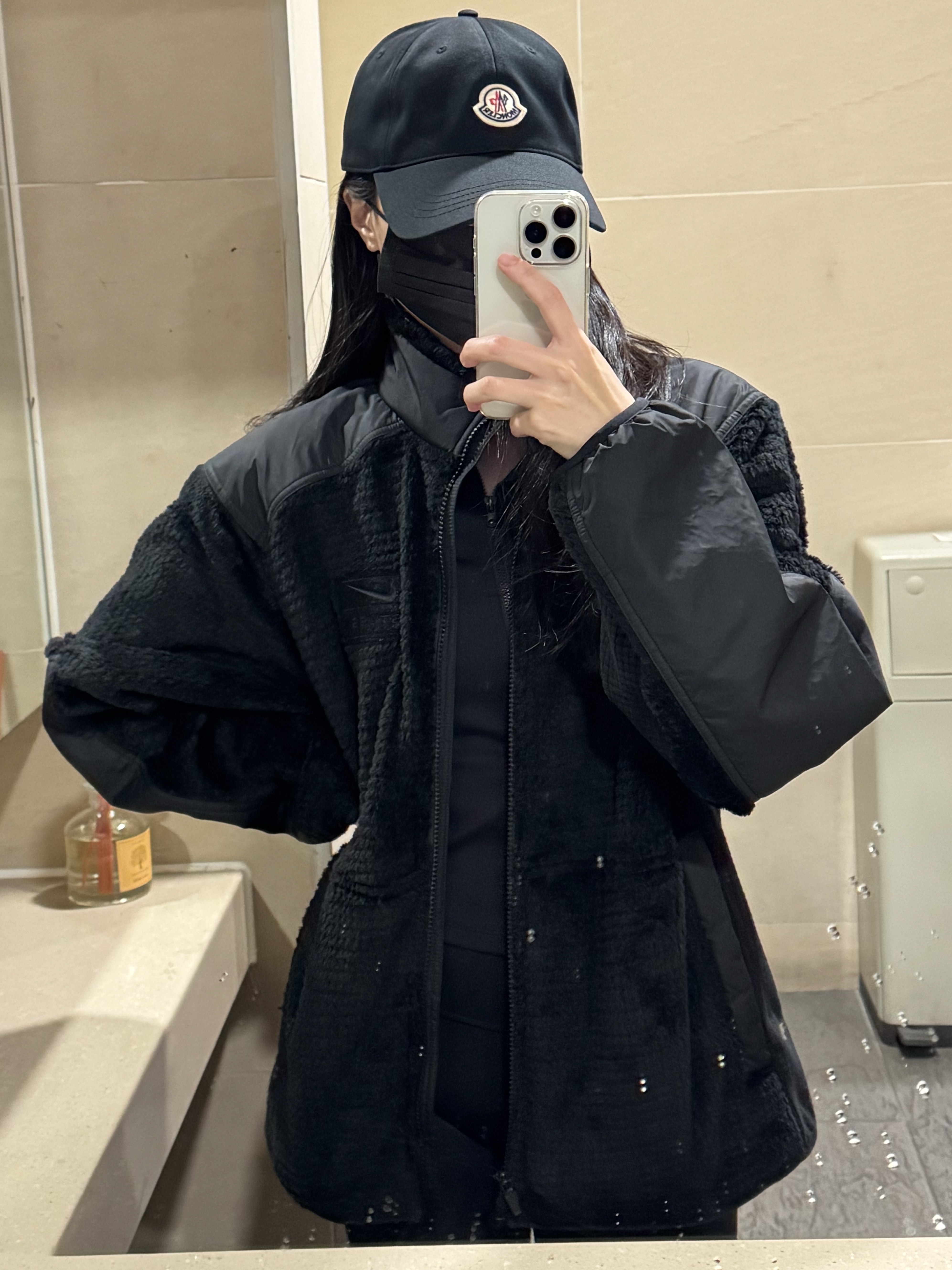Nike x Stussy Full Zip Fleece Black (HQ8524-010) 착용 스타일