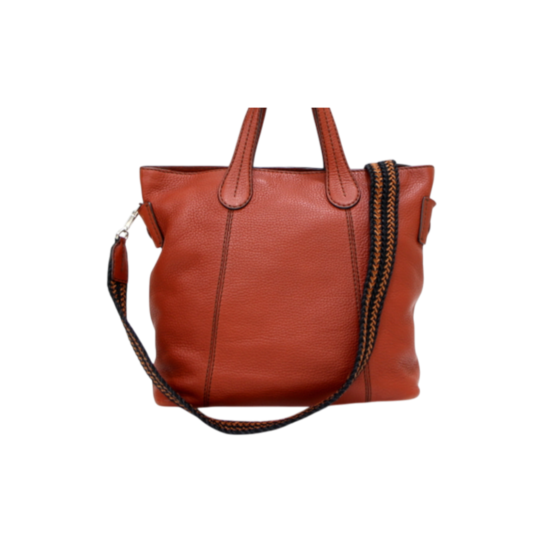 ITMNGN4D7DII Tods Brown Leather Shopper Tote Bag