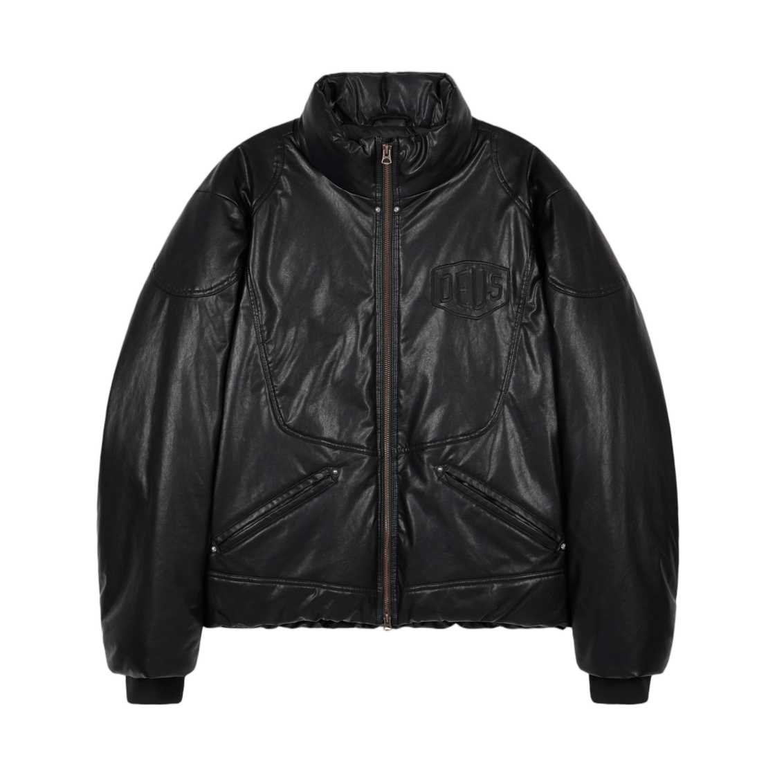 D254UDW210-099 Deus Ex Machina Shield Rider Down Jacket Black