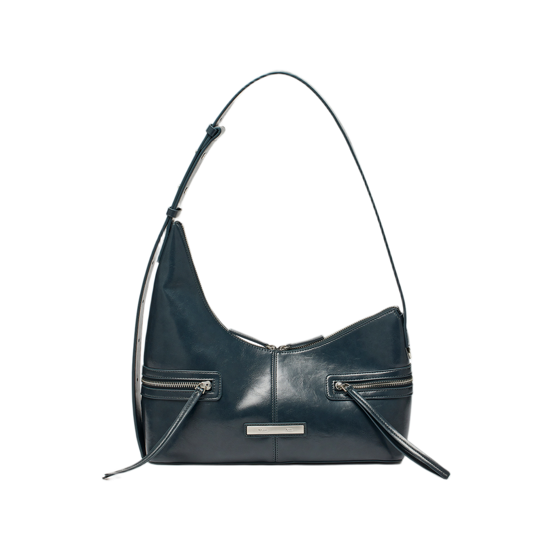 MK2511BG006MCH Matin Kim Asymmetrical Zipper Bag Charcoal
