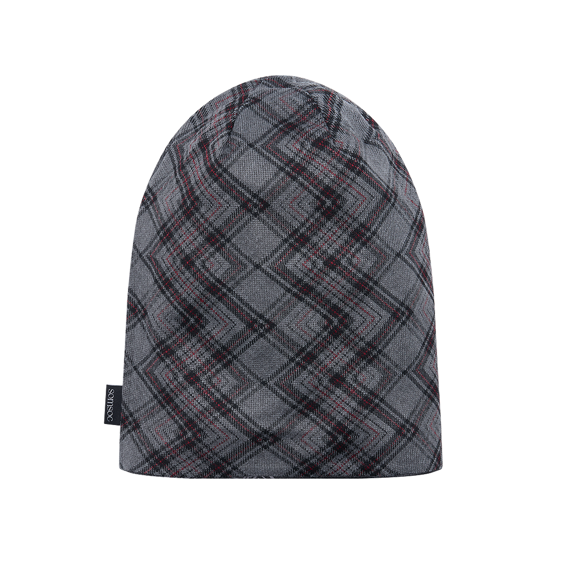 솜속 아틀리에 콘트라스트 비니 챠콜(SOMSOC Atelier Contrast Beanie Charcoal) - 2