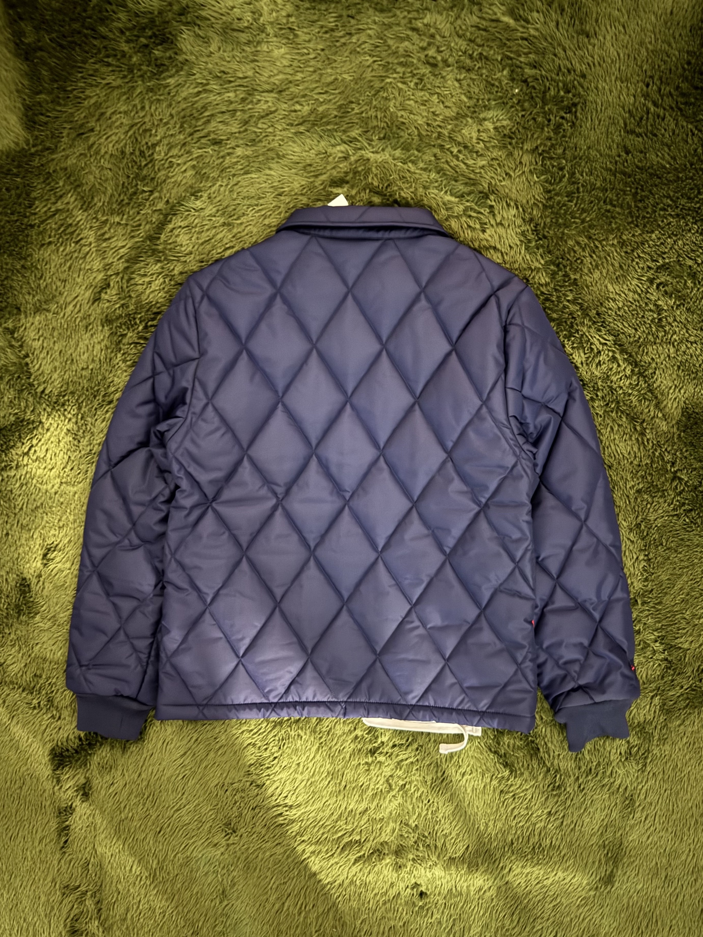 Puma x Noah Quilted Jacket Navy 착용 스타일 - 9