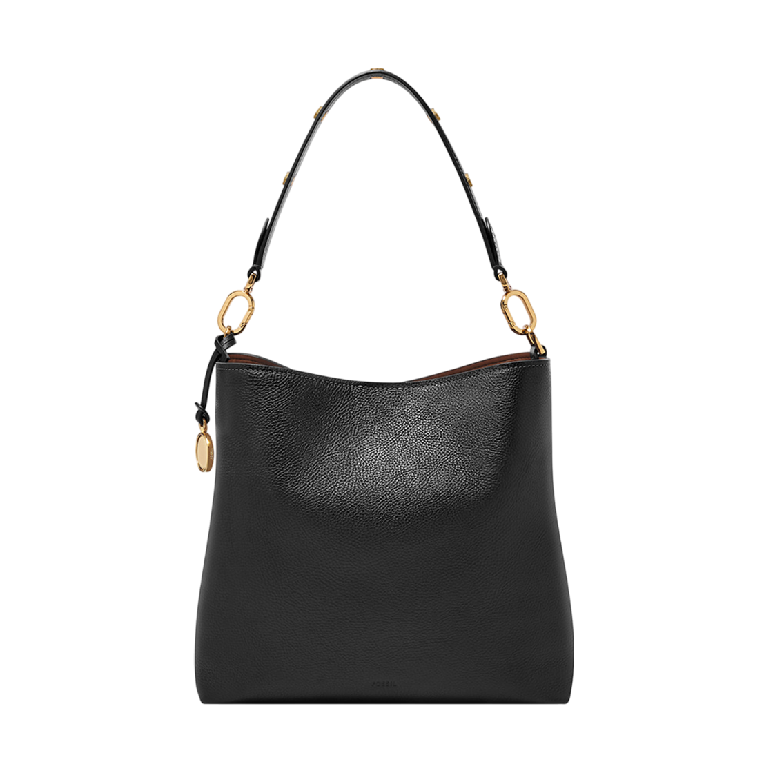 파슬 제시 레더 버킷 숄더백 블랙(Fossil Jessie Leather Bucket Shoulder Bag Black)
