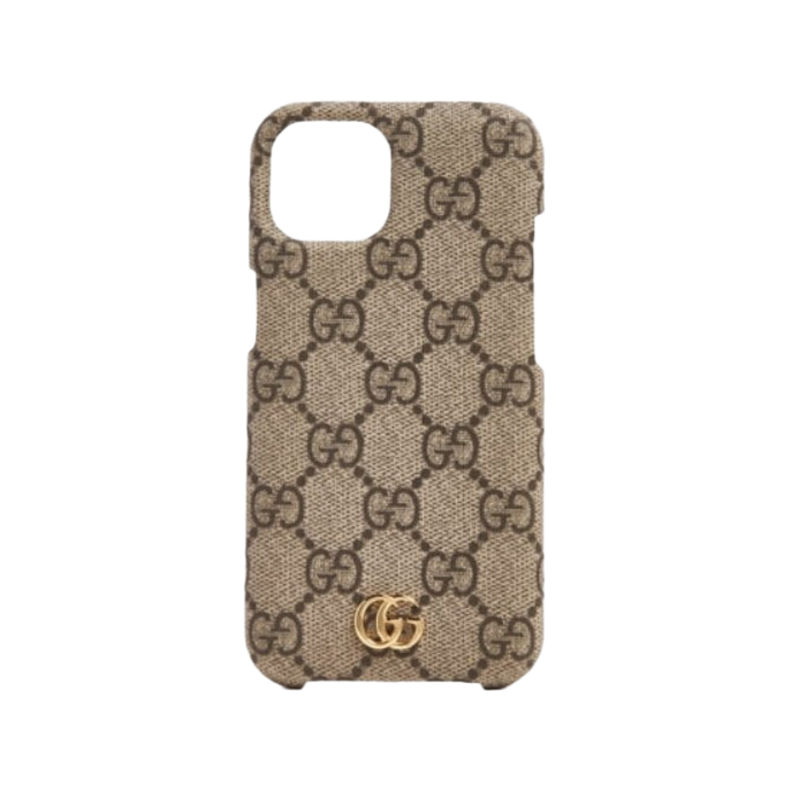 구찌 오피디아 케이스 포 아이폰 15 베이지 브라운(Gucci Ophidia Case For Iphone 15 Beige Brown)