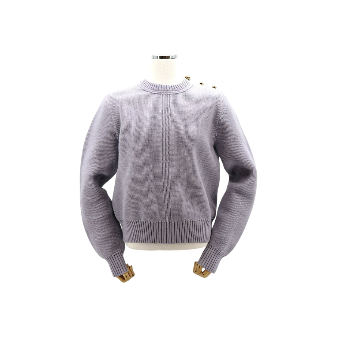 ITBJMIKDT68B Bottega Veneta Metallic Knit Jumper 769368