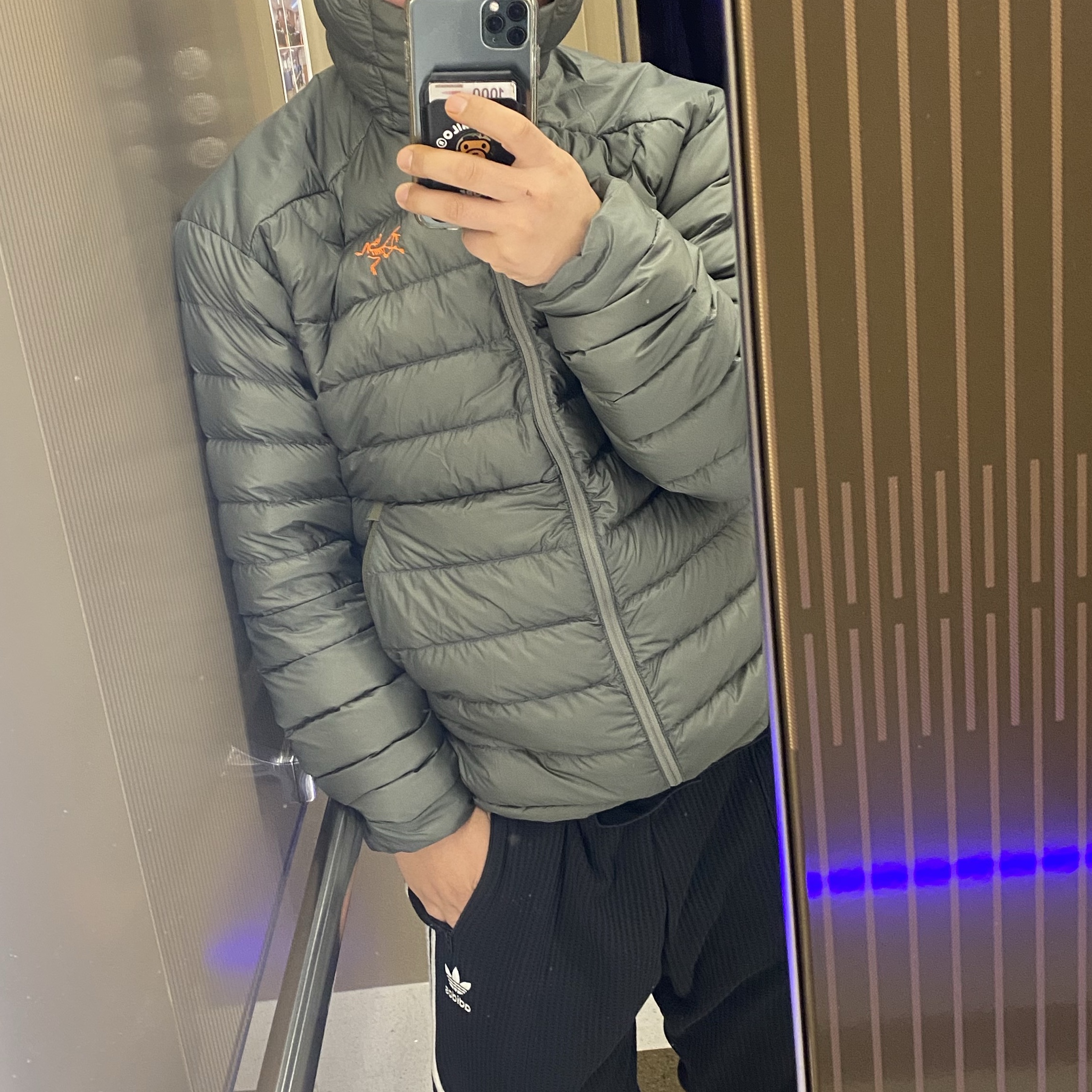 Arc'teryx Cerium Hoody Forage Verve 착용 스타일