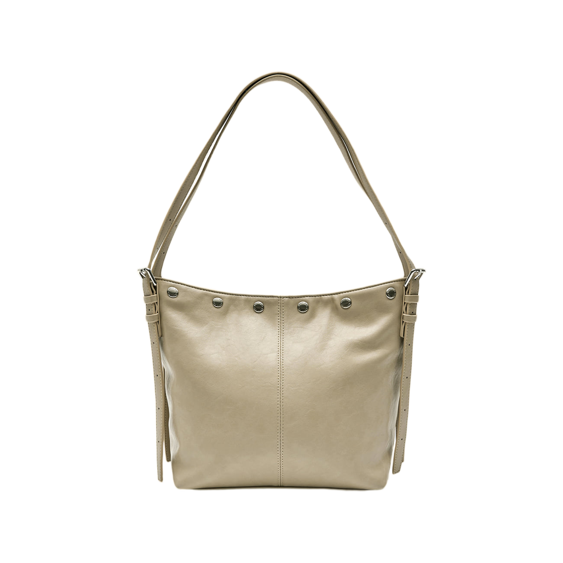 마뗑킴 마뗑 스터드 포인트 스몰 숄더백 베이지(Matin Kim Matin Stud Point Small Shoulder Bag Beige) - 2