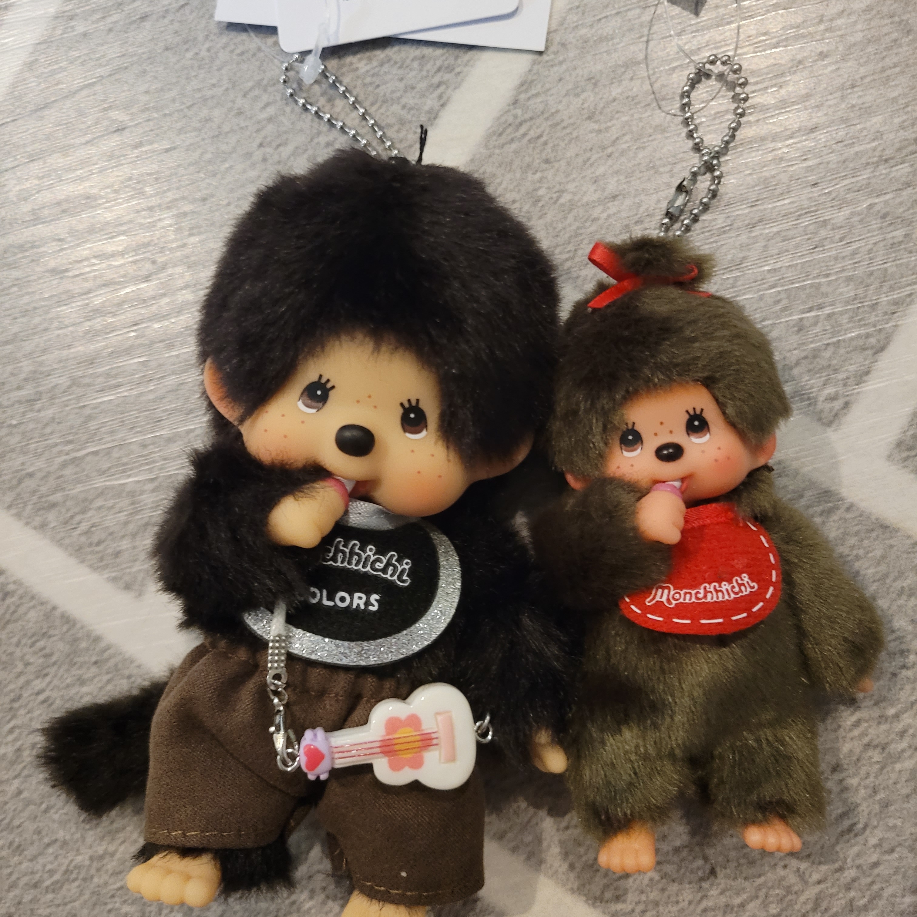 Monchhichi Keychain Mini Girl 착용 스타일