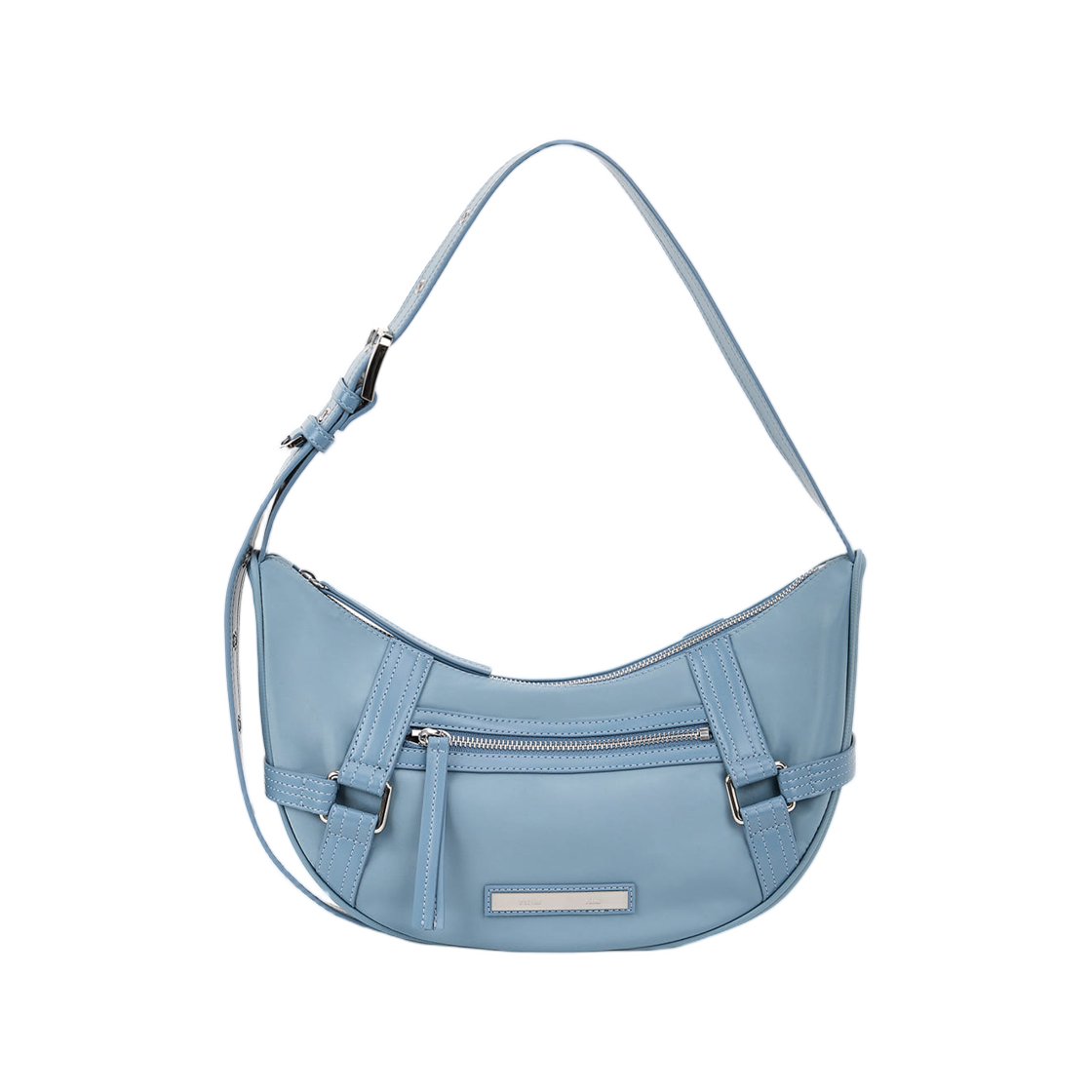 MK2577BG084MMB Matin Kim Fabric Arc Hobo Bag Smoke Blue