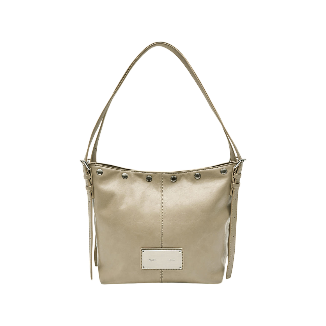 MK259OBG054MBE Matin Kim Matin Stud Point Small Shoulder Bag Beige