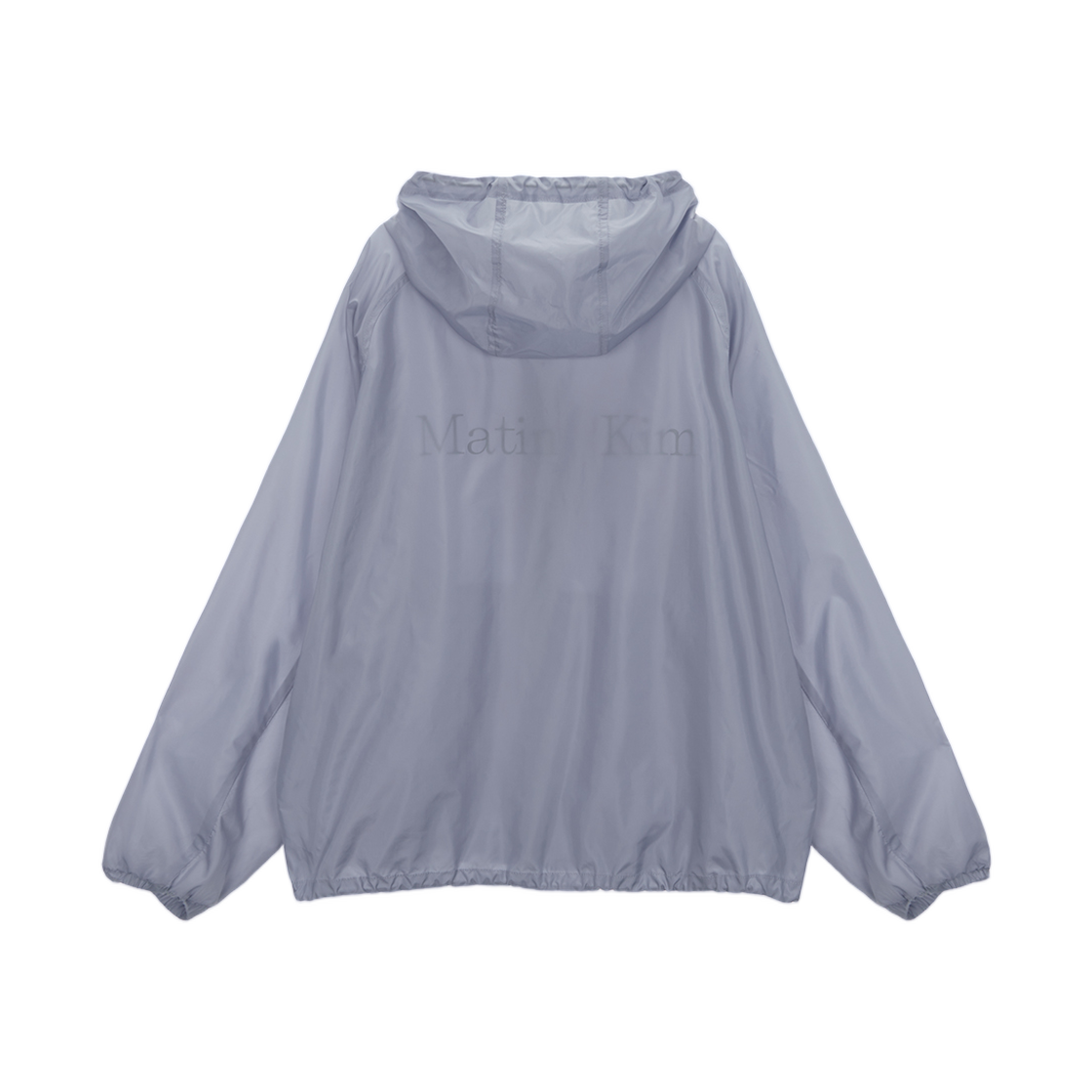마뗑킴 라이트 후디 윈드브레이커 블루(Matin Kim Light Hoody Windbreaker Blue) - 2