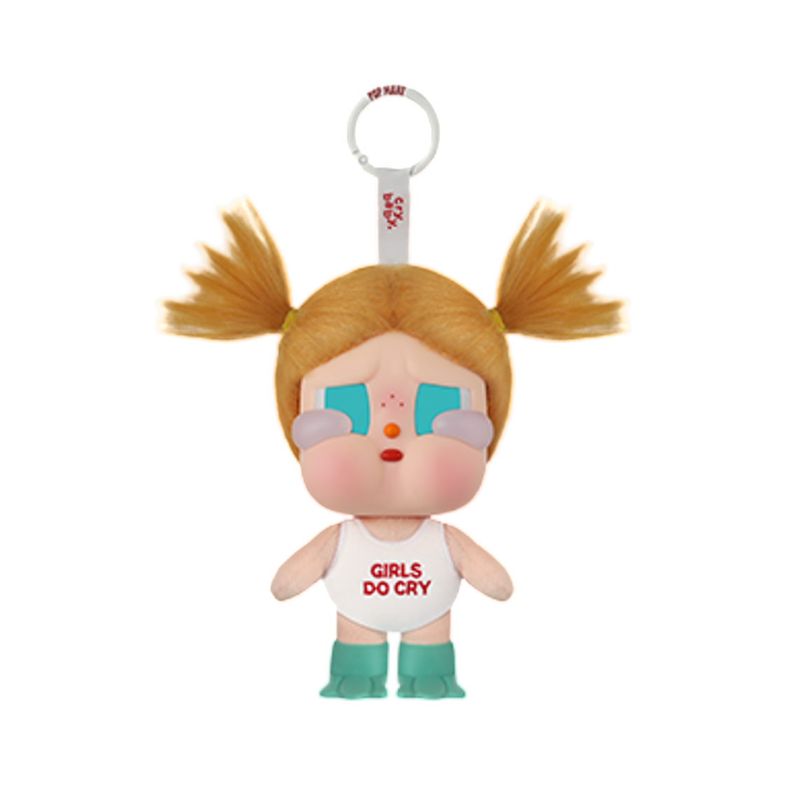 팝마트 크라이베이비 휴가 일기 시리즈 바이닐 플러시 펜던트 첨벙첨벙 (개봉 박스)(Pop Mart Crybaby Vacation Mode On Series Vinyl Plush Pendant Glug-Glug (Opened Case))