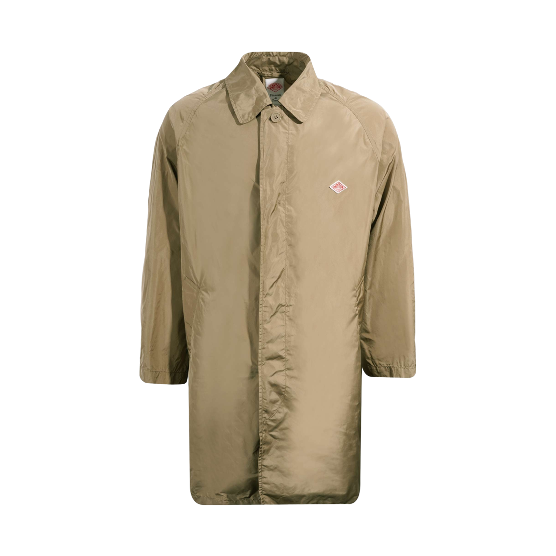 단톤 폴리에스터 마이크로 태피터 하프 코트 베이지(Danton Polyester Micro Taffeta Half Coat Beige)