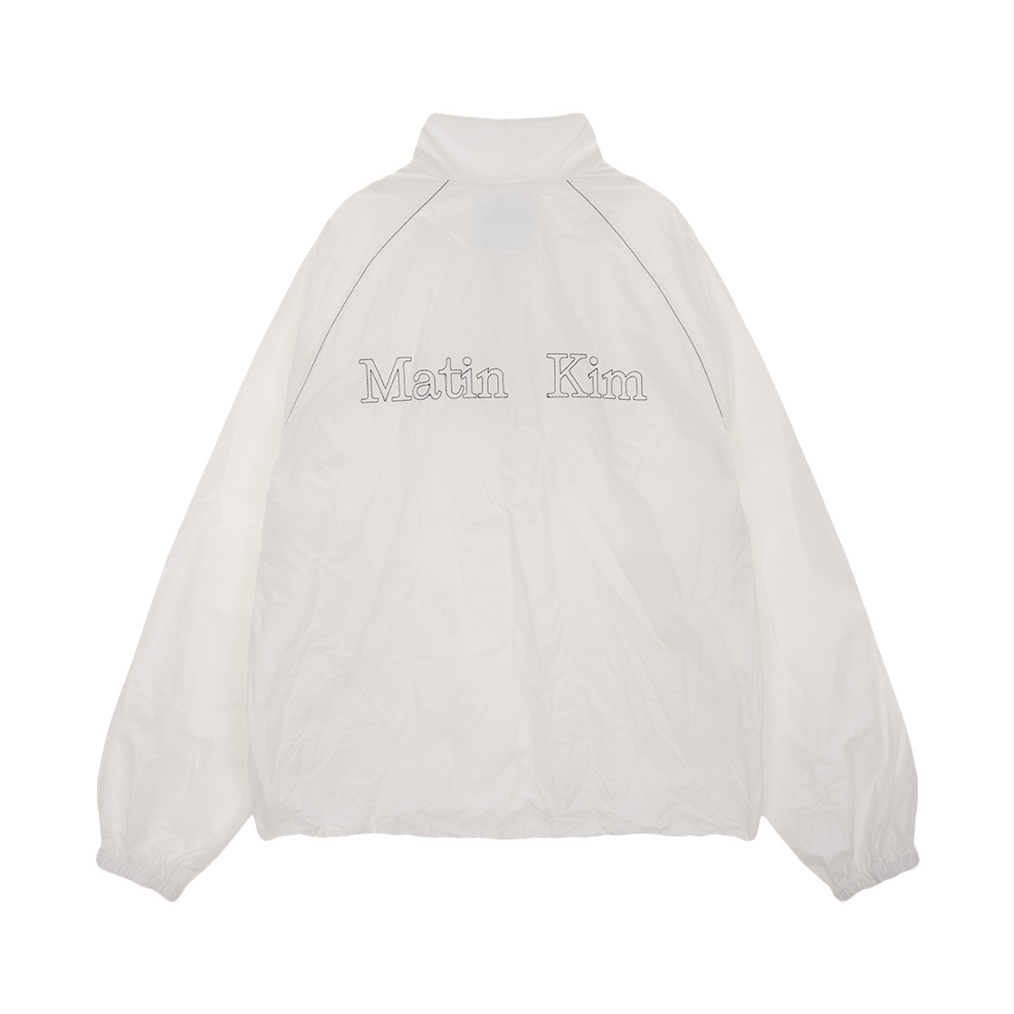 MK249OJP047MIV (W) Matin Kim Matin Coating Anorak Jumper Ivory