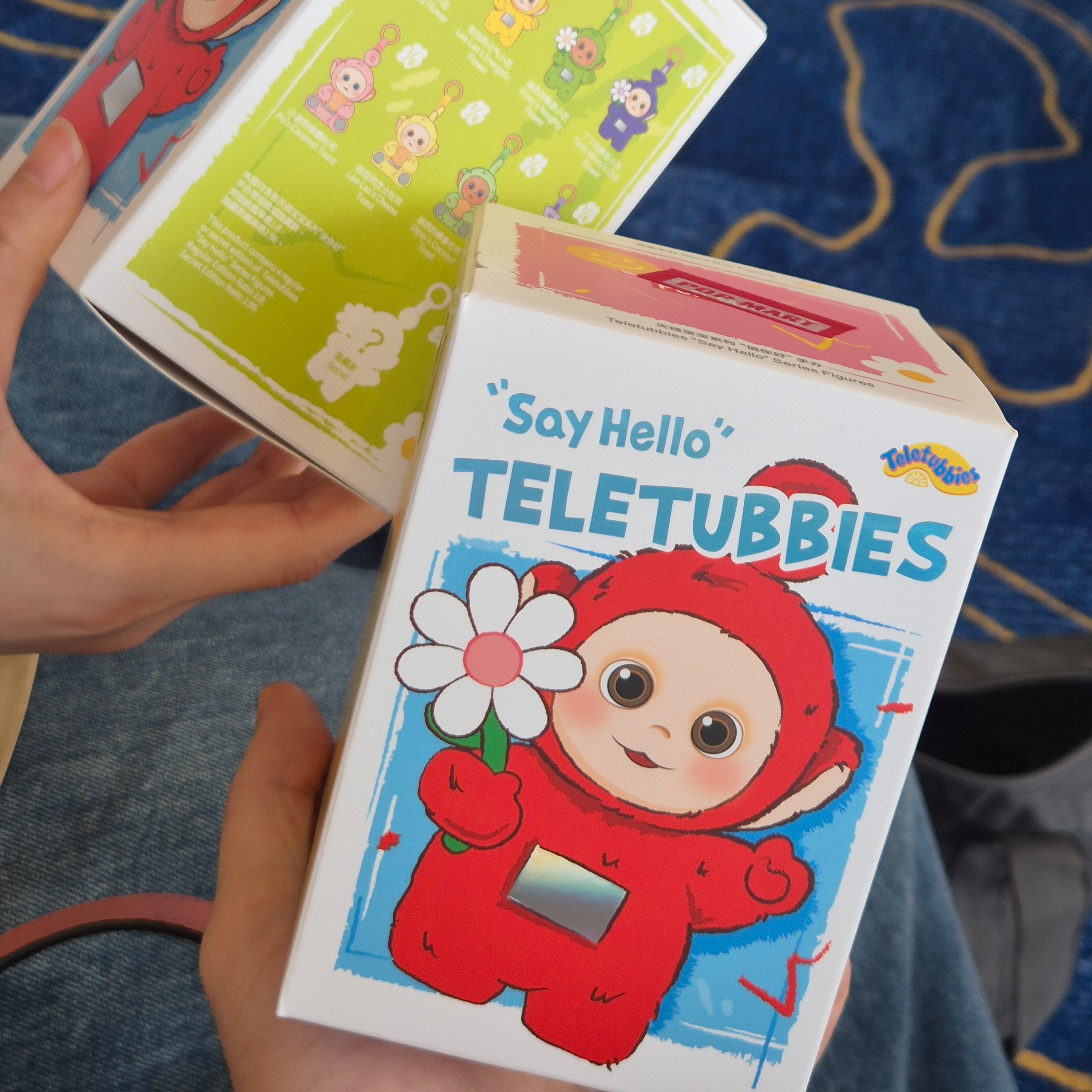 Pop Mart Teletubbies Say Hello Series Figures Sealed Case Po's Caramel Toast (Opened Case), Pop Mart Teletubbies Say Hello Series Figures Sealed Case Laa Laa's Cheese Toast (Opened Case) 착용 스타일 - 3