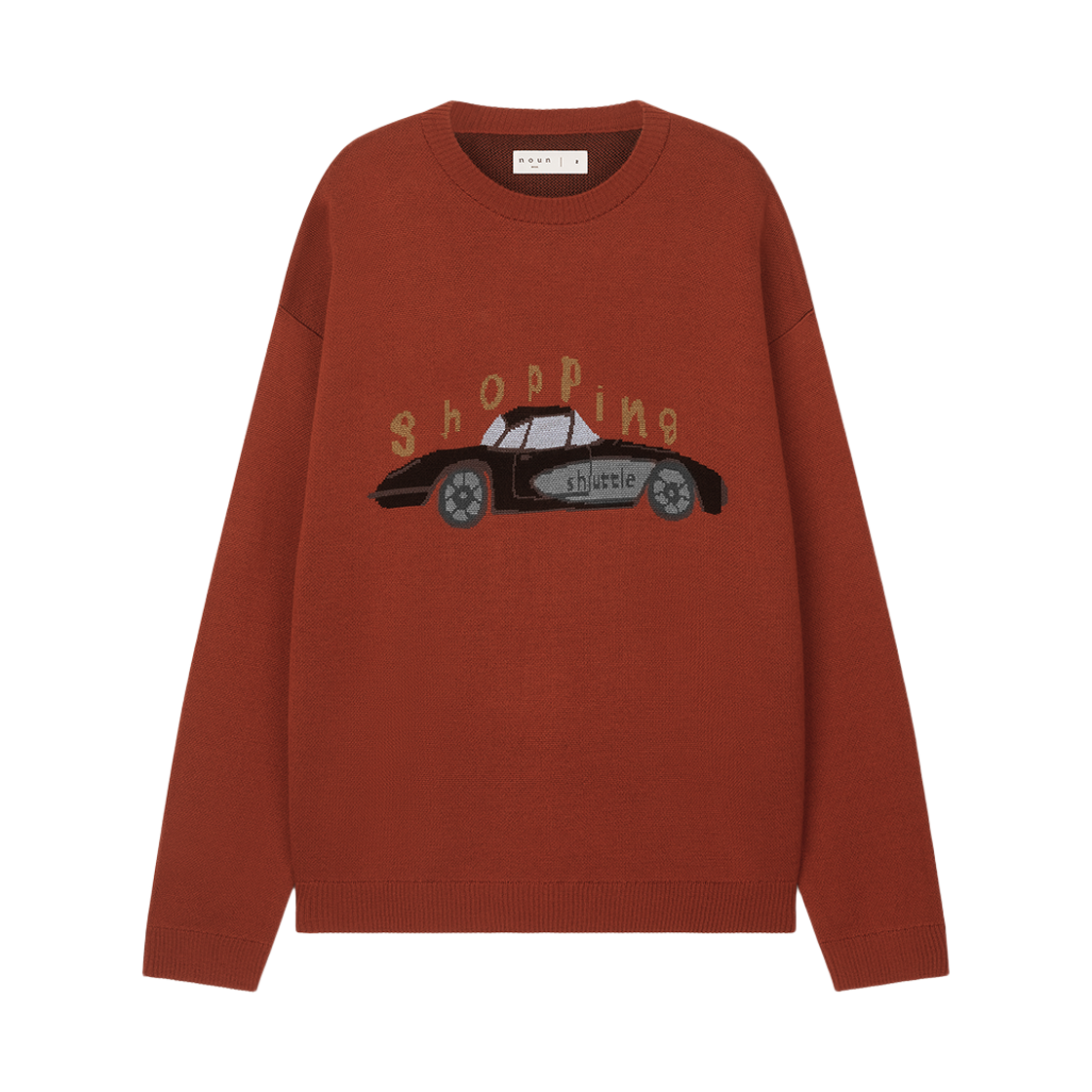 노운 쇼핑 카 니트 레드(noun Shopping Car Knit Red)