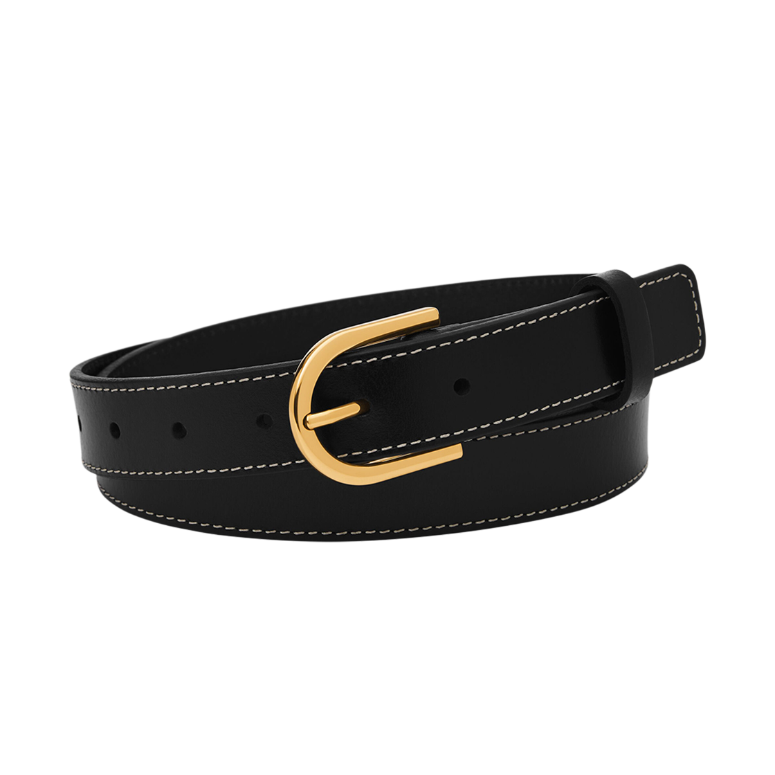 파슬 D-링크 벨트 블랙(Fossil D-Link Belt Black)