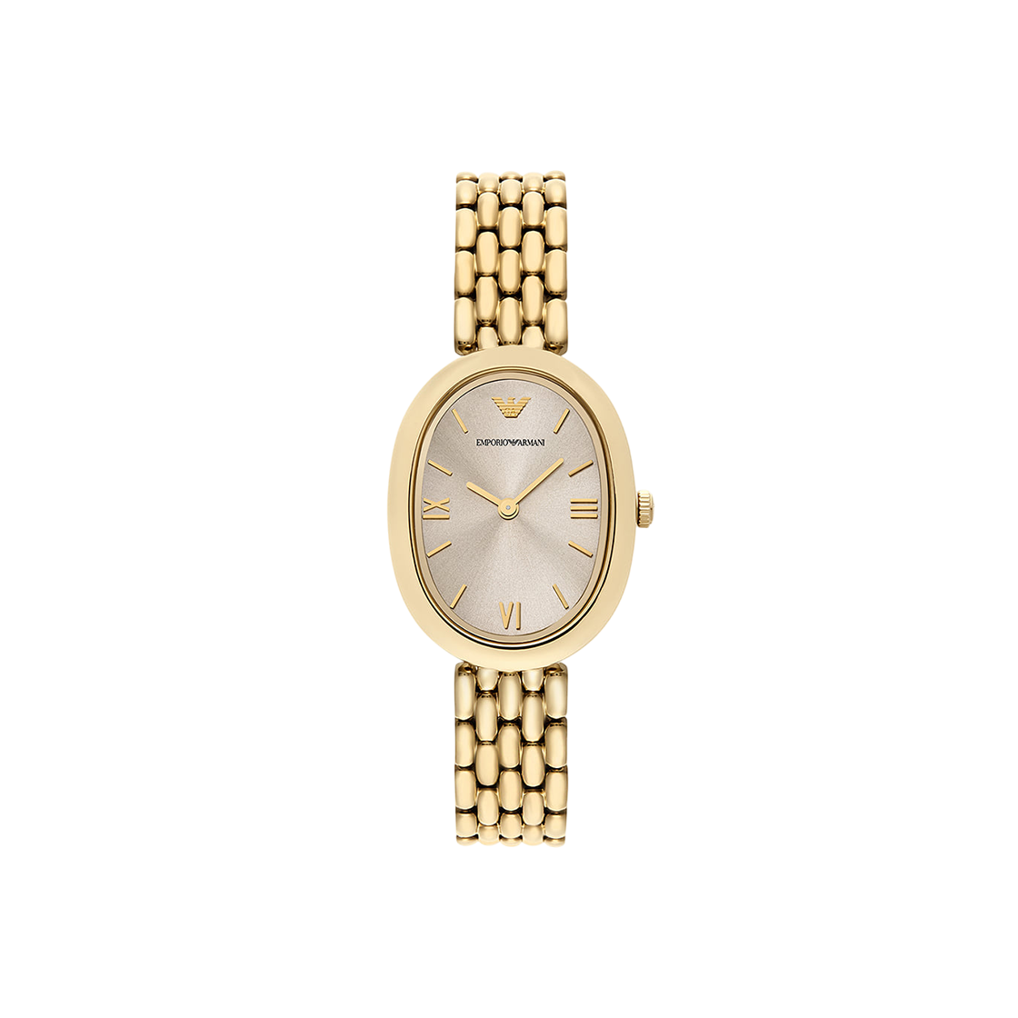(W) 엠포리오 아르마니 신포니아 34mm 메탈 시계 그레이 골드((W) Emporio Armani Sinfonia 34mm Metal Watch Gray Gold) - 1